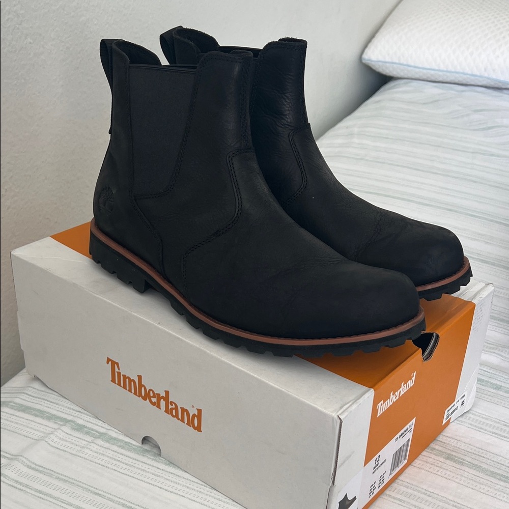Timberland black Chelsea boots